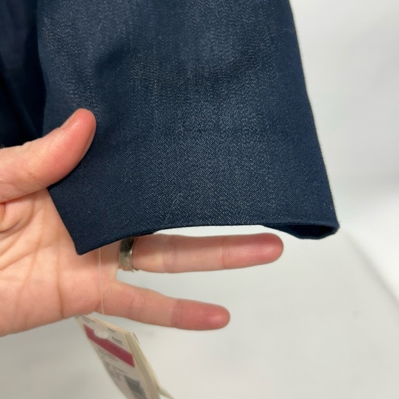 Dead stock dark Y2K blue denim mini trenchcoat from Sears Size large NWT - Picture 3 of 7